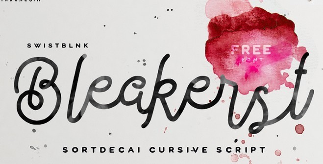 Bleakerst Free Font